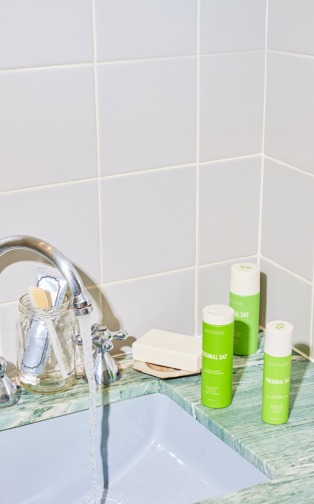 just 3 simple steps to clearer skin. 
